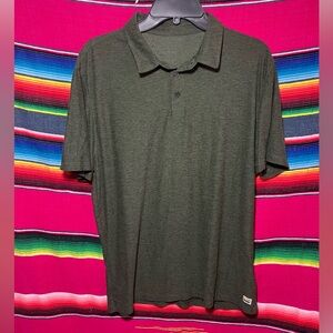 Vuori Strato Tech Polo Green Size Large